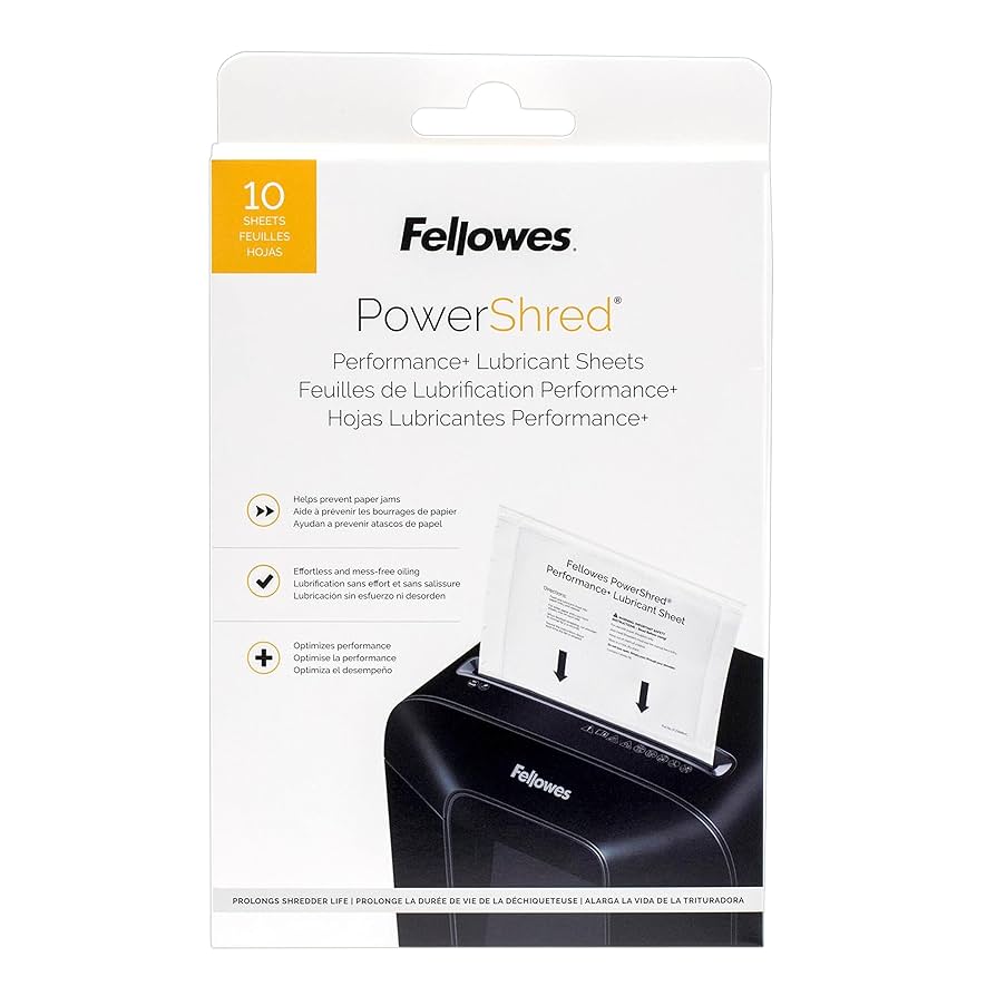 Amazon | フェローズ シュレッダー専用 メンテナンスシート 細断